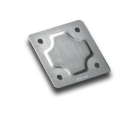 8310L fadini galvanized weld plate 120x120 for front bracket 8310l