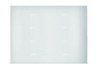 EELECTRON 9025GL308A01 VETRO - 3 MODULI - 8 CH. BIANCO