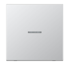 JUNG AL10911STRF Pulsante KNX RF, 1 canale, alluminio