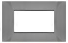 MAPAM 6003-08 Placca Tecnopolimero Gem 6003-08 3P Grigio Scuro