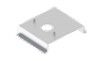 INIM INCENDIO OHX00FCK Kit per fissaggio su cartongesso e controsoffitto per lampada HP200