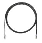 PANDUIT UTP6A3MBL Patch Cord in Rame- Cat 6A- Black UTP Cable- 3 meters
