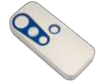 ABTECNO APE-550/1140.WH EGO TRASM. A 4 CANALI MULTIFREQUENZA BIANCO CON CORONA BLU ASTUCCIO NEUTRO