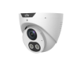 UNIVIEW IPC3615SB-ADF40KMC-I0 Telecamera di rete fissa con bulbo oculare fisso HD da 5 MP con luce intelligente e avviso acustico