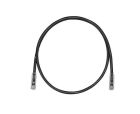 PANDUIT UTPSP2MBLY Patch Cord in Rame- Cat 6- Black UTP Cable- 2 Meter