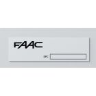 FAAC 786393 WINDSHIELD STICKER TAG FOR SPEN