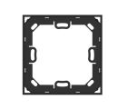 EKINEX EK-TAQ-1-NF Confezione 1  pz telaio adattatore nero per placca