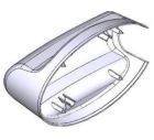 CAME-RICAMBI 119RIG133 COPERCHIO FLANGIA ASTA Ø 100 GARD 8