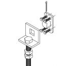 FAAC 132336 KIT SUPPORTO PERNO REGOLABILE DA 16mm CMS