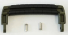 GT LINE KIN.1258 Maniglia, sabbia, rivestimento in gomma nero (mod.