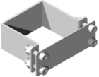 UNISTAB KB1000Z 100x100mm column collar for SM1000Z support