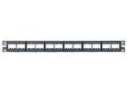 PANDUIT CPP24WBLY Patch Panel- 24 Port- Modular- Black