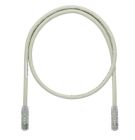 PANDUIT UTP6A1MGY Copper Patch Cord- Cat 6A- Gray UTP Cable- 1 meter