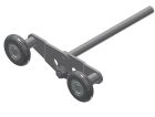 SOMMER 250168 Supporto rulli doppi 46/11/160 mm