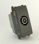 MAPAM 634N Passante Gem 634N Black TV Socket