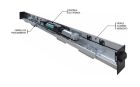 GIBIDI ES140PF21.26 ES140 automation for 1 silver anodized door Automatic beam length (mm): 2800 Useful passage light (mm): 1300