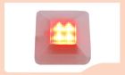 VIMO KRO504RLCA20 Segnalatore power led 12-24V a luce fissa o lampeggiante rossa