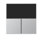 JUNG RCDAL4092TSA Key covers for KNX controller RCDLS4092M - aluminium