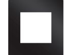 CAME 67900180 PLV2M BK BLACK GLASS PLATE 2 MODULES