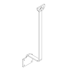 ELSNER 30128 Fixed untreated aluminum support for weather stations and sensors