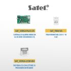 central kit+230V/18VAC transformer+LCD keyboard