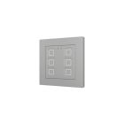 ZENNIO ZVIT55X6S Tecla55 capacitive keyboard, 6 keys, silver