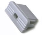 LEDCO EN111/1/NE TAPPO PER PROFILO SUPERFICIE PR101 NERO- PZ.01 C/FO