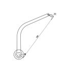 FAAC 105727 PAIR OF NIGHT &amp; DAY ARMS TYPE ND2 - WHITE