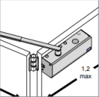 TAU P-650BIUNO IRREVERSIBLE 230V FOLDING DOOR MOTOR