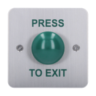 CDVI RTESF Built-in stainless steel green mushroom exit button