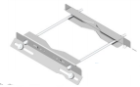 UNISTAB AD3250X staffa INOX 500mm per 2 proiettori palo d. 100÷30