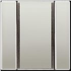 JUNG ES2071NABS Sensore a tasti 1 canale- Standard per accopppiatore bus KNX 2070U- radiotrasmettitore a parete 40FW- modelli in metallo- acciaio inox