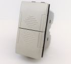 MAPAM 827A Double Button (10A-250V) Art 827A Aluminum