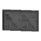 EKINEX EK-A71-5-NF Pack of 5 pcs black adapter frame for double 'NF plate