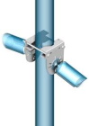 UNISTAB CB3512B supporto telecamera BIANCO con box p/palo d. 80÷1