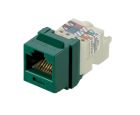 PANDUIT NK6TMGR NK Cat 6 UTP Jack Module- TP Style- Green