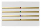 BLUMOTIX BX-RKW-GOLD QUBIK Tastiera KNX multifunzione in ABS rettangolare