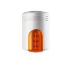 VENITEM 23.30.00 DUCALE LS pearly white-orange EN50131-4 siren with patented anti-shock anti-foam system against violent shocks