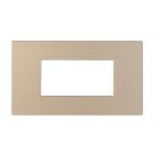 EELECTRON PO45A04MT-CH 45 METAL CHAMPAGNE PLATE - 4 MODULES