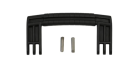 GT LINE KIN.1364 Maniglia,laterale nera, rivestimento in gomma nero