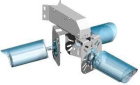 UNISTAB AV2903B wall angle support 2÷3 cameras w/compartment with