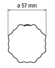 FAAC 132259 GAVIOTA BONFANTI 57 GROOVED TUBE ADAPTER