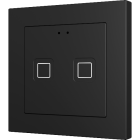 ZENNIO ZVIT55X2SA Tecla 55 X2 Sign. PC-ABS 55x55 capacitive touch switch
