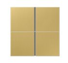 JUNG ME2404TSAC Copritasto per modulo sensore 4 canali- mod. LS990- ottone classico