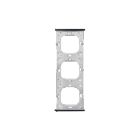 ELSNER 70348 Frame Corlo 3-gang- white matt Frame for mounting 