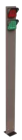 ABTECNO APE-550/3022 TRAFFIC ARGENTO SU COLONNETTA L 120 X P 20 X H 149