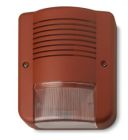 AVS ELECTRONICS 1161149 Sirena a led autoalimentata da esterno in ABS finitura RAME