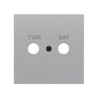 ZENNIO ZS55CTVRSS ZS55. TV-R/SAT cover plate 55x55 mm - Arg