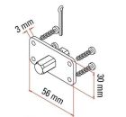 FAAC 132309 10MM SQUARE PIN