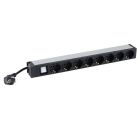 BTICINO LG-C915308CL MULTISOCKET X RACK 8 TWO-PASS SOCKET